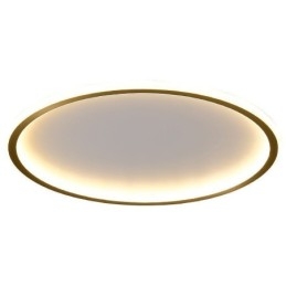 Plafondlamp met ronde montage, driekleurige dimfunctie