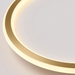 Plafondlamp met ronde montage, driekleurige dimfunctie