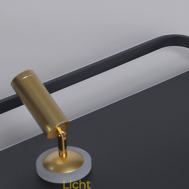 Vierkante plafondlamp van acryl, inbouwspot