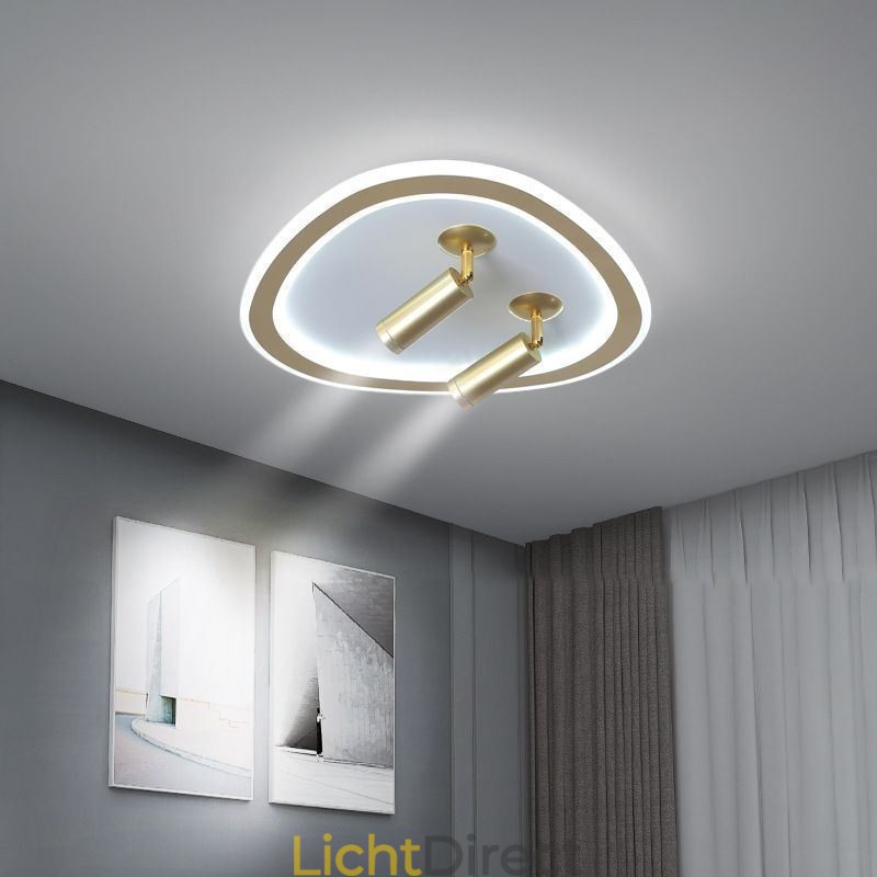 Plafondlamp Acryl Driehoek Inbouwspot