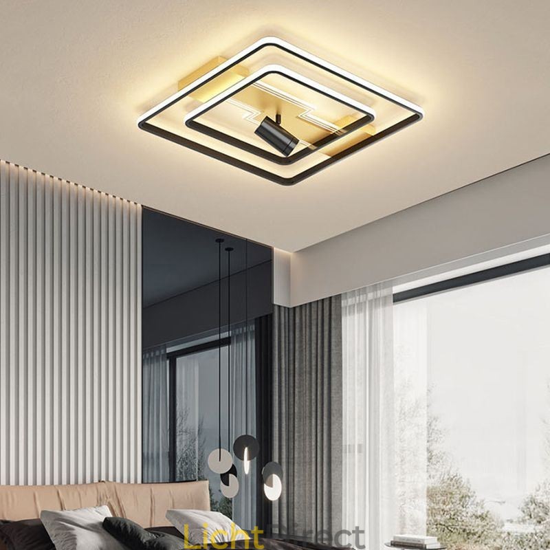 Geometrische plafondlamp van acryl inbouwspot