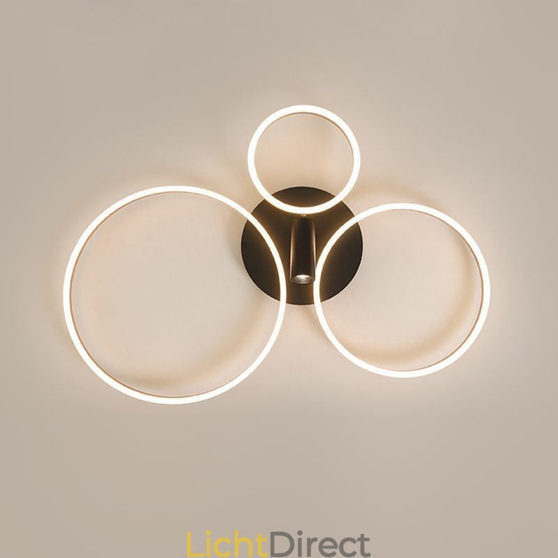 Plafondlamp Geborsteld Goud Halo Ring Verlichting Spotlight