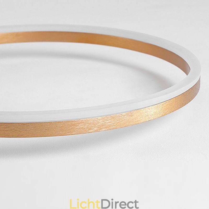 Plafondlamp Geborsteld Goud Halo Ring Verlichting Spotlight
