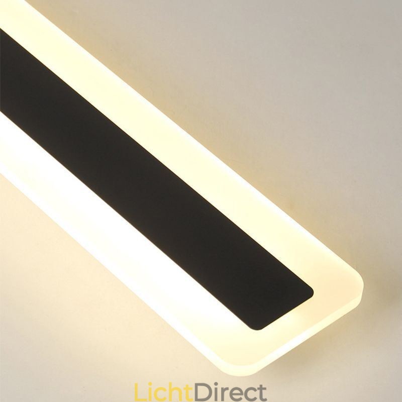 Lineaire plafondlamp van acryl inbouwspot