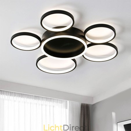 6 Ring Acryl Inbouw Moderne Plafondlamp 6 Ring Acryl Inbouw Moderne Plafondlamp