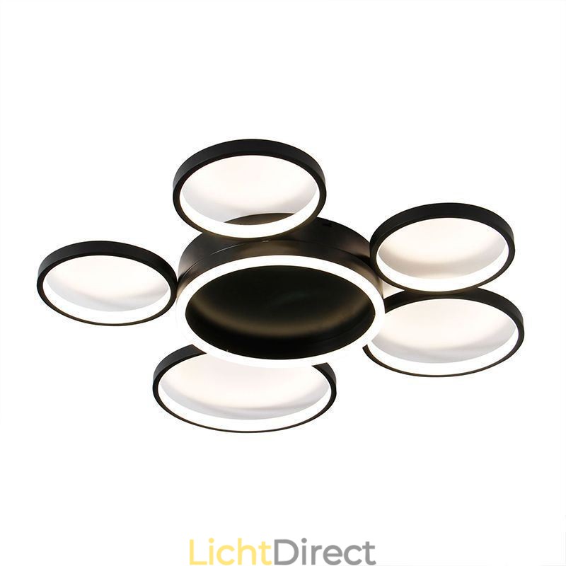 6 Ring Acryl Inbouw Moderne Plafondlamp