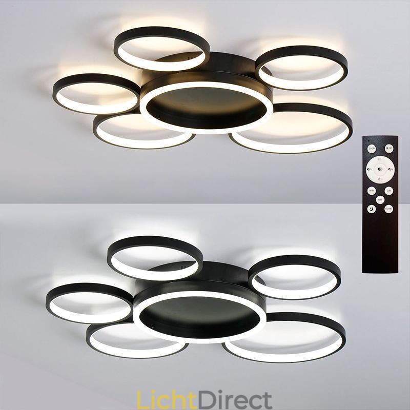 6 Ring Acryl Inbouw Moderne Plafondlamp