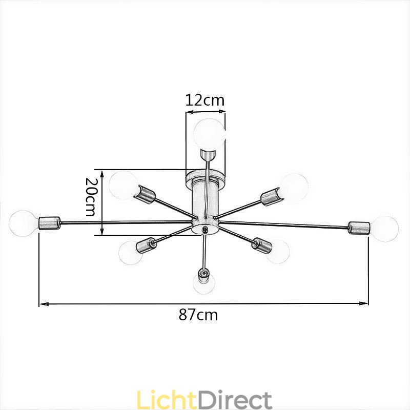 Magic Bean Flush Mount Plafondlamp Decoratieve Verlichtingsarmatuur