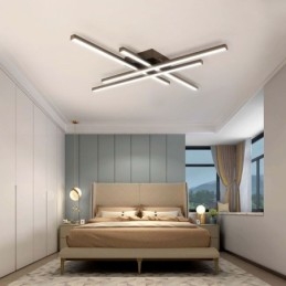 Lineaire plafondlamp met vlakke montage Eenvoudige acrylverlichting