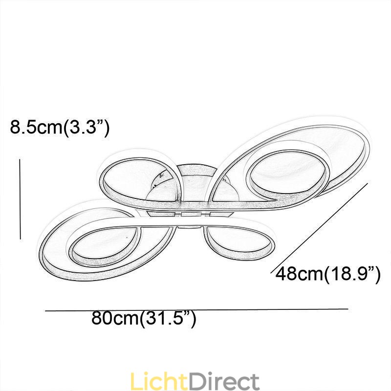 Moderne Chinese knoop plafondlamp