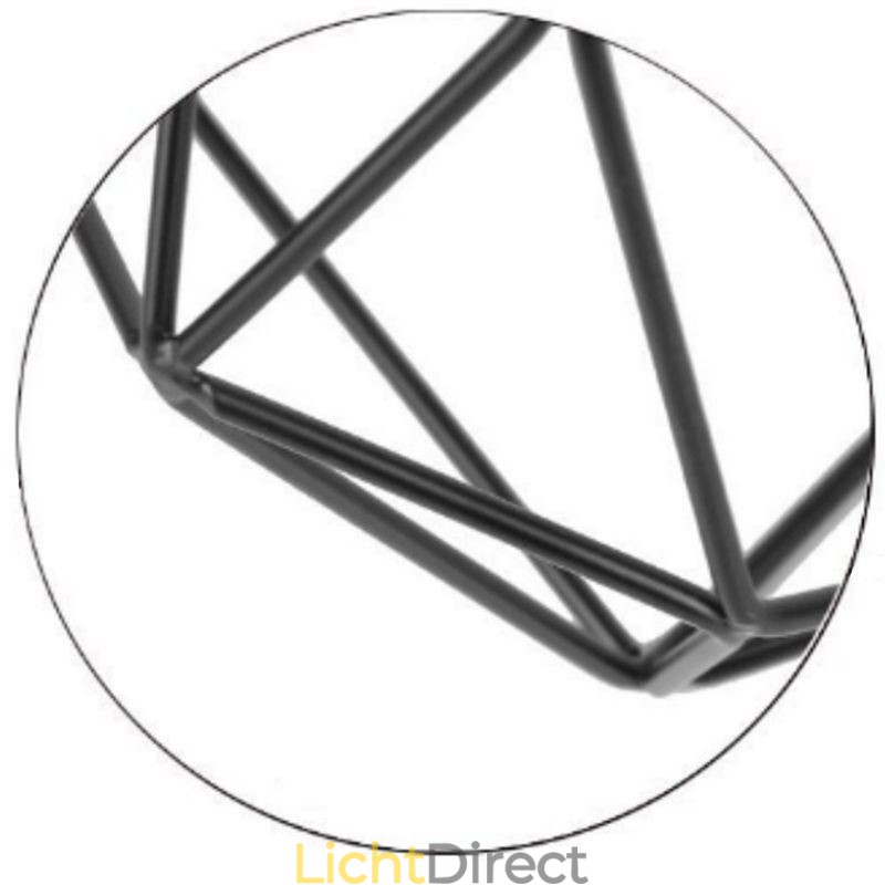 Plafondlamp in diamantvorm