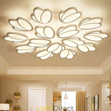 Moderne plafondlamp met tulp als decoratieve verlichting Moderne plafondlamp met tulp als decoratieve verlichting