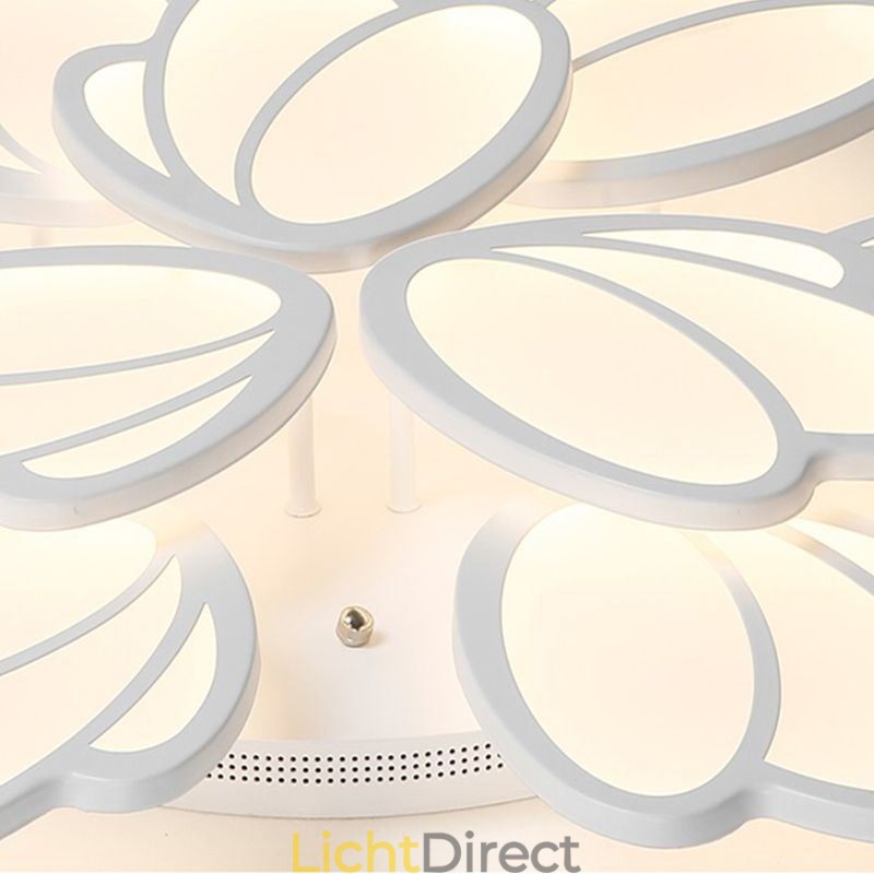 Moderne plafondlamp met tulp als decoratieve verlichting