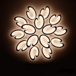 Bloemvormige plafondlamp met plafondbevestiging
