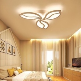 Plafondlamp met acryl bloemmotief