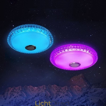 Plafondlamp met afstandsbediening via APP, Bluetooth-muziekluidsprekerlamp Plafondlamp met afstandsbediening via APP, Bluetooth-muziekluidsprekerlamp