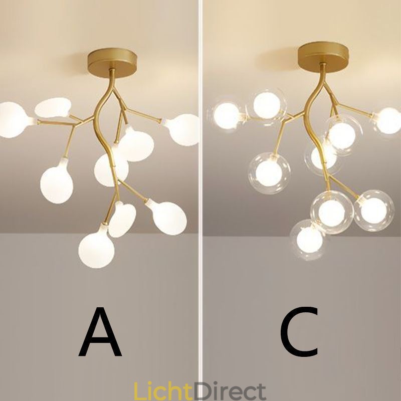 Nordic Branches plafondlamp met inbouwmontage