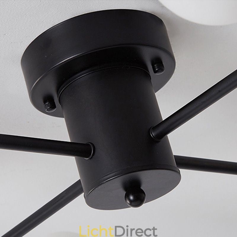 Glazen bol plafondlamp Magic Bean