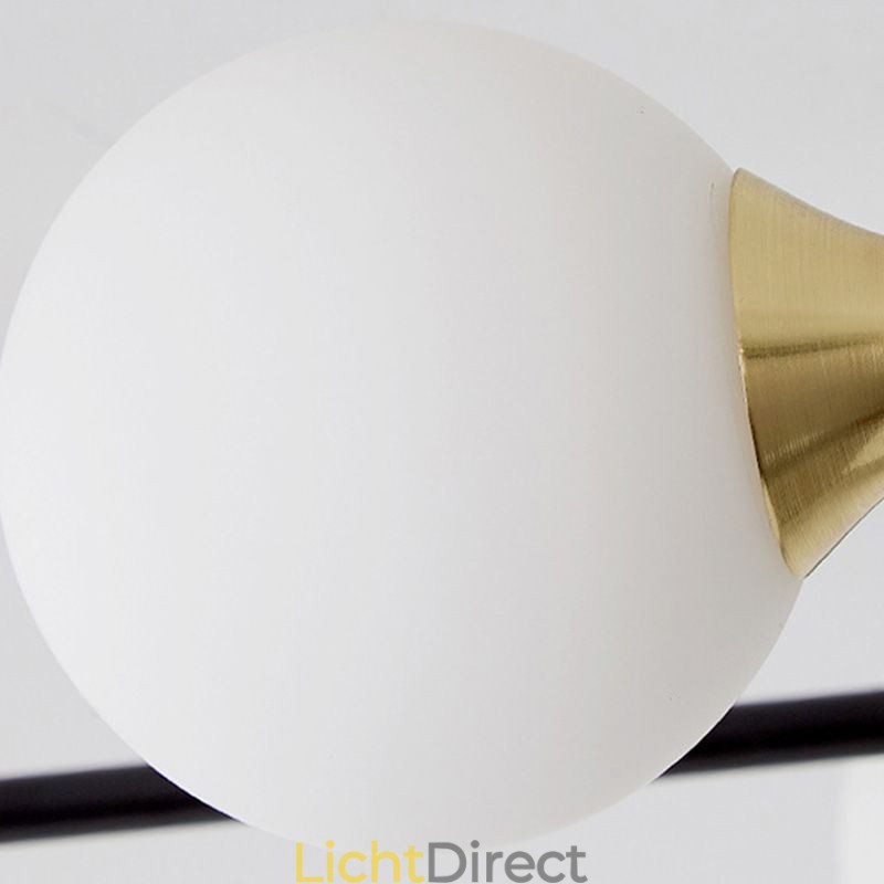 Glazen bol plafondlamp Magic Bean