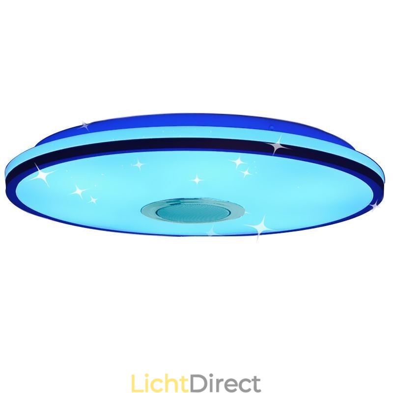 Kleurrijke plafondlamp met Bluetooth-muziekluidspreker en timingfunctie