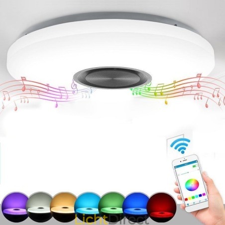Inbouw decoratieve lamp met afstandsbediening via APP, Bluetooth-muziekluidsprekerlamp Inbouw decoratieve lamp met afstandsbediening via APP, Bluetooth-muziekluidsprekerlamp