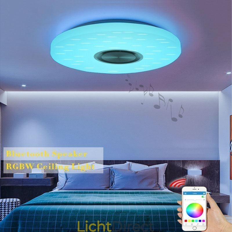 Inbouw decoratieve lamp met afstandsbediening via APP, Bluetooth-muziekluidsprekerlamp