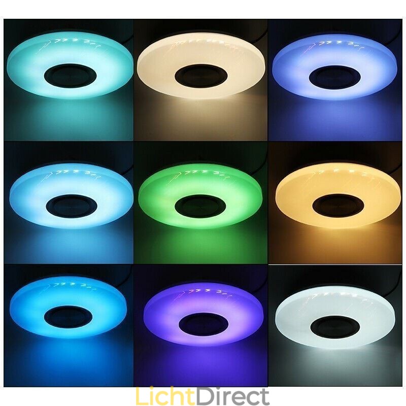 Inbouw decoratieve lamp met afstandsbediening via APP, Bluetooth-muziekluidsprekerlamp