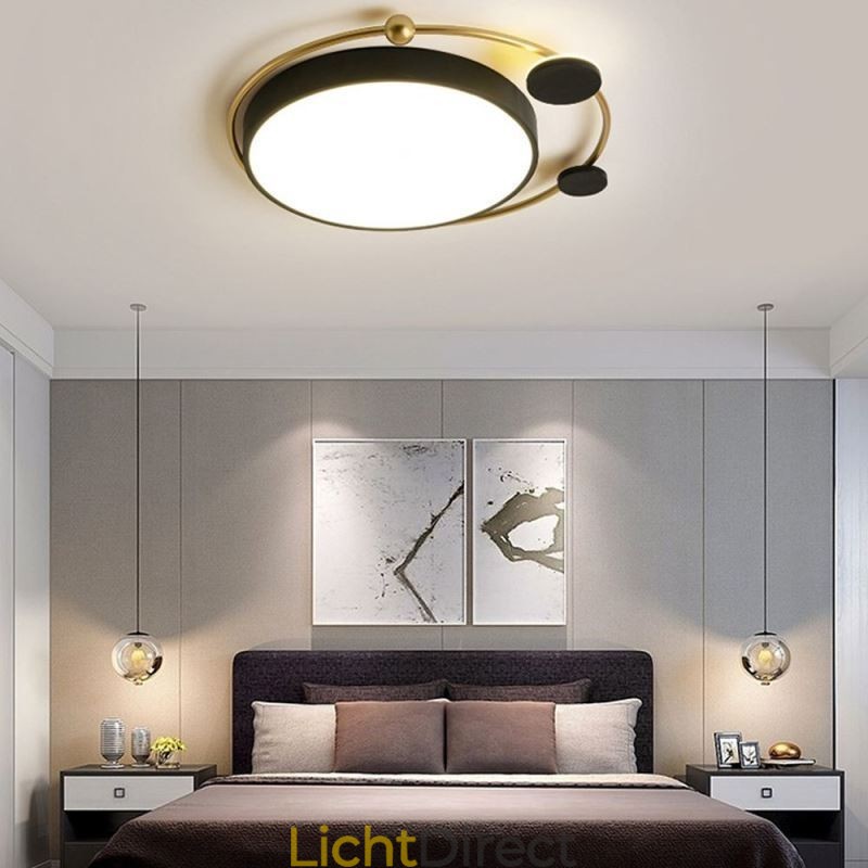 Moderne plafondlamp met cirkelvormige plafondlamp van acryl