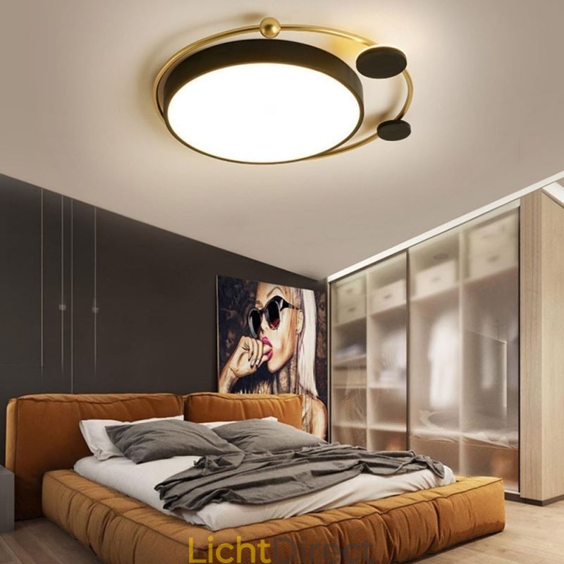 Moderne plafondlamp met cirkelvormige plafondlamp van acryl