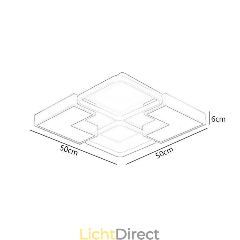 Acryl plafondlamp met inbouw Creatieve decoratieve verlichting