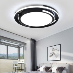 Moderne minimalistische plafondlamp met ronde plafondbevestiging
