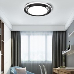 Moderne minimalistische plafondlamp met ronde plafondbevestiging