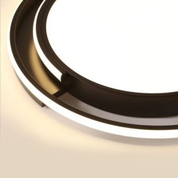 Moderne minimalistische plafondlamp met ronde plafondbevestiging