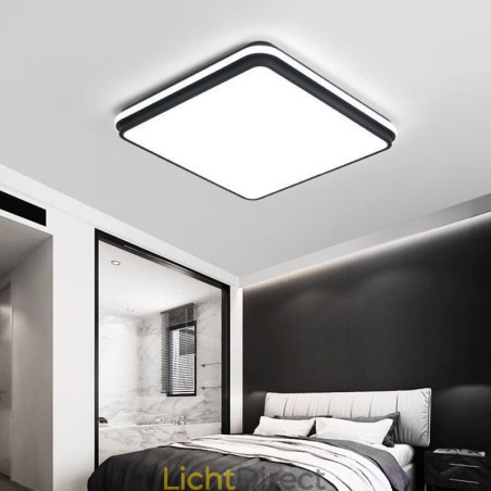 Minimalistische vierkante plafondlamp met moderne acrylverlichting
