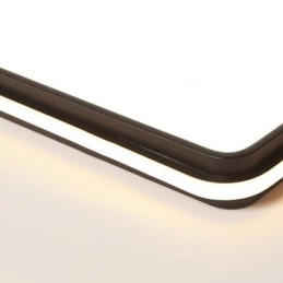 Minimalistische vierkante plafondlamp met moderne acrylverlichting