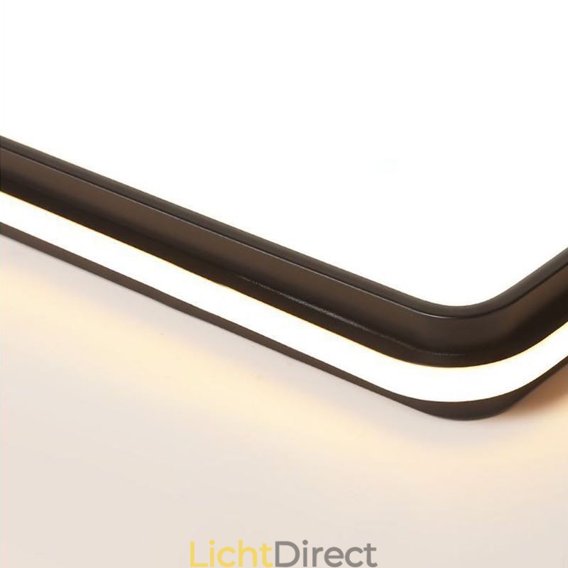 Minimalistische vierkante plafondlamp met moderne acrylverlichting