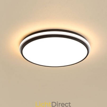 Minimalistische ronde plafondlamp met inbouwmontage, moderne acrylverlichting Minimalistische ronde plafondlamp met inbouwmontage, moderne acrylverlichting