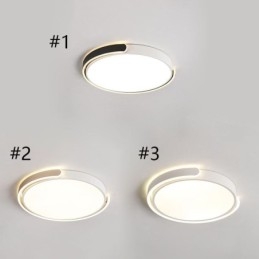 Ronde plafondlamp van acryl