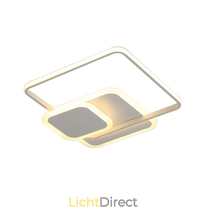 Vierkante Frames Flush Mount Decoratieve Plafondlamp