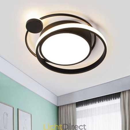 Moderne ronde plafondlamp met inbouwmontage Moderne ronde plafondlamp met inbouwmontage