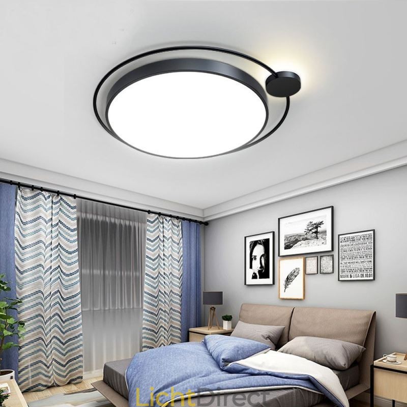 Eenvoudige stijl ronde plafondlamp van acryl