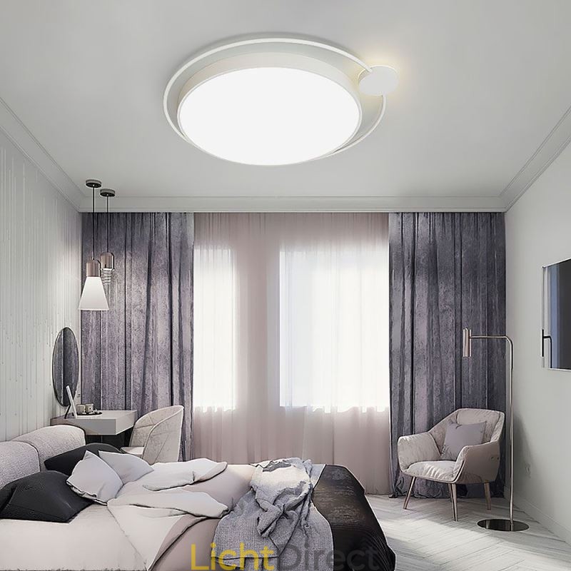 Eenvoudige stijl ronde plafondlamp van acryl