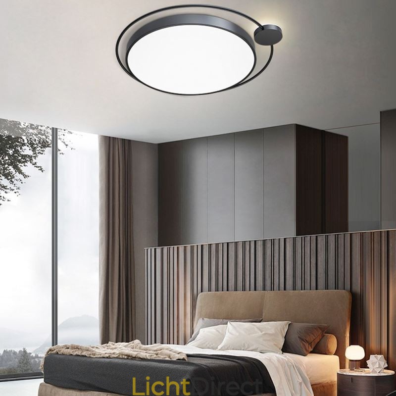 Eenvoudige stijl ronde plafondlamp van acryl