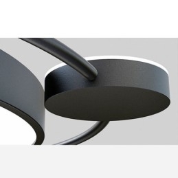 Eenvoudige stijl ronde plafondlamp van acryl
