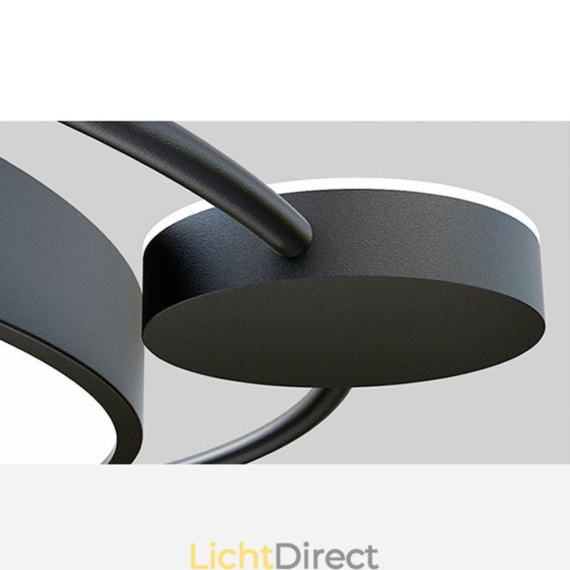 Eenvoudige stijl ronde plafondlamp van acryl