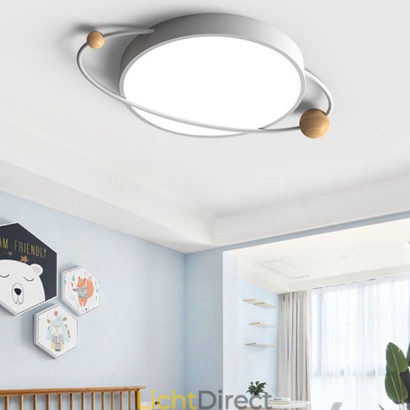 Moderne ronde plafondlamp Planet Flush Mount-lamparmatuur