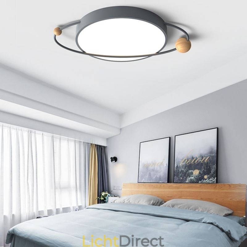 Moderne ronde plafondlamp Planet Flush Mount-lamparmatuur