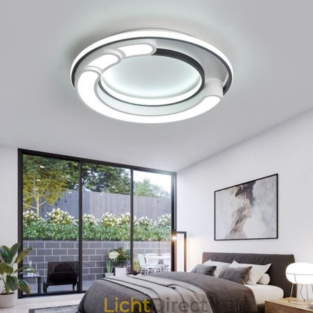 Ronde plafondlamp van acryl met inbouwmontage Ronde plafondlamp van acryl met inbouwmontage