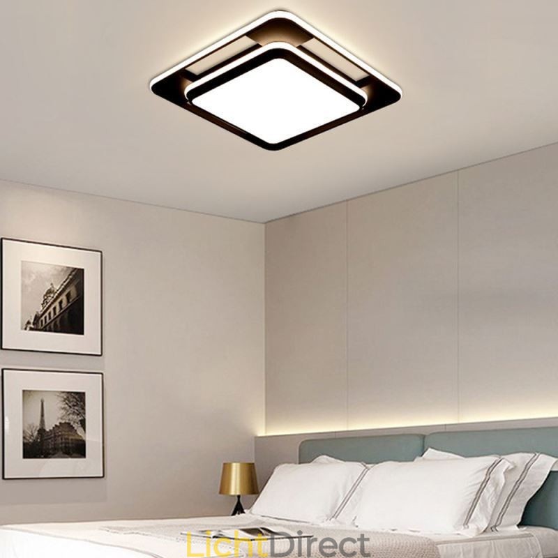Moderne minimalistische plafondlamp met vierkante plafondlamp