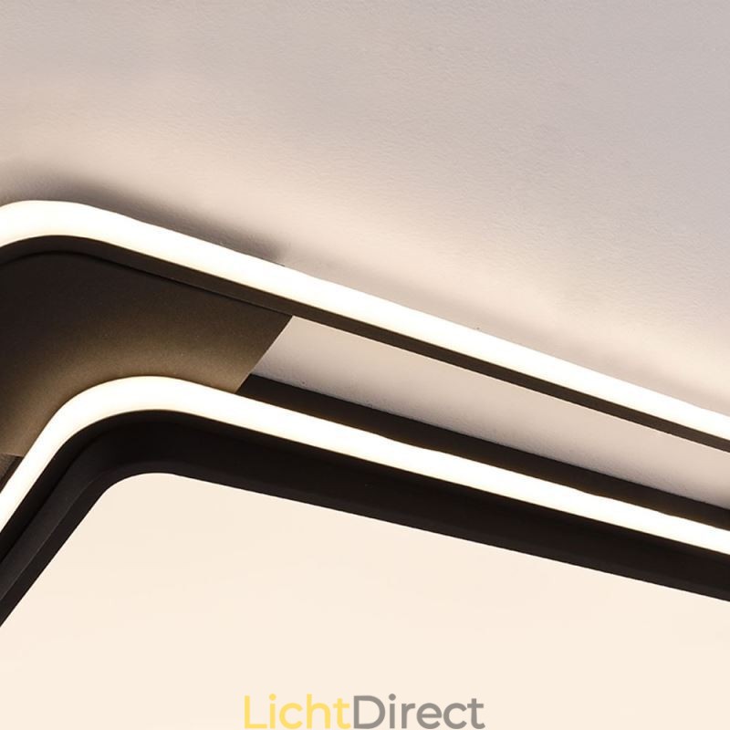 Moderne minimalistische plafondlamp met vierkante plafondlamp